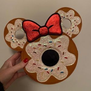 Disney Parks Danielle Nicole Donut Crossbody Purse Novelty Bag